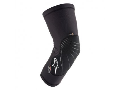 Detské chrániče kolien Alpinestars Paragon Lite Yth Knee Guard Black/YXL