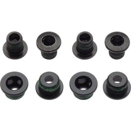 SRAM CHAINRING BOLT KIT 4X2 AL/ST BLACK