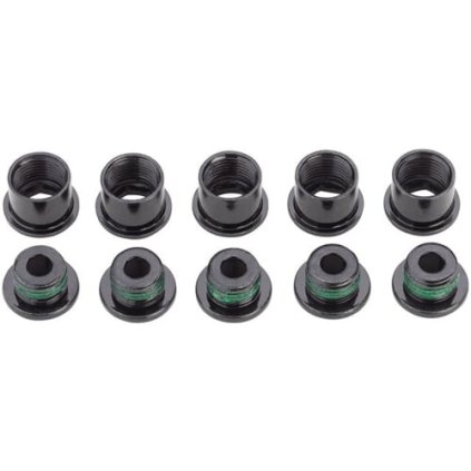 SRAM CHAINRING BOLT KIT 5 STEE/BLACK