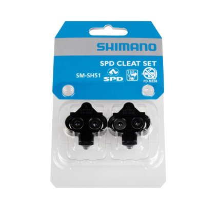 Kufre Shimano SM-SH51 na pedále čierne bez plátu do tretier