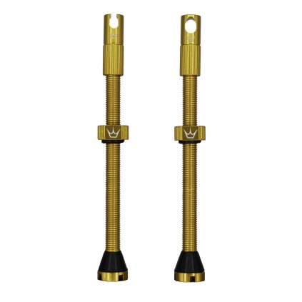 Peaty's X Chris King (Mk2) Gold, bezdušové ventilky - 80Mm