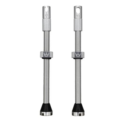 Peaty's X Chris King (Mk2) Silver, bezdušové ventilky - 80Mm