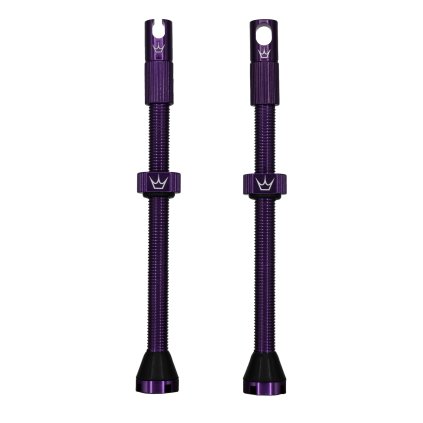 Peaty's X Chris King (Mk2) Violet, bezdušové ventilky - 80Mm