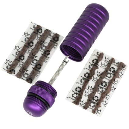 76931 peaty s holeshot tubeless puncture plugger kit violet