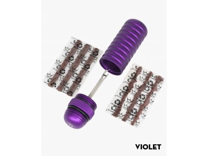 PEATY'S Holeshot Tubeless Puncture Plugger Kit - Violet