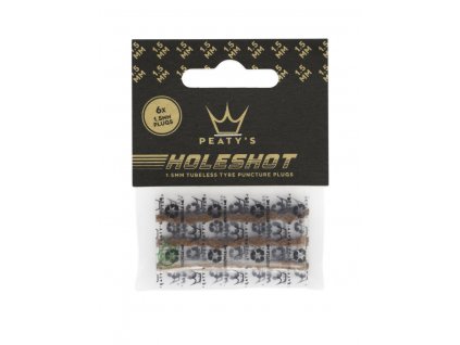 PEATY'S HOLESHOT TUBELESS PUNCTURE PLUGGER REFILL PACK (6X 1.5MM)