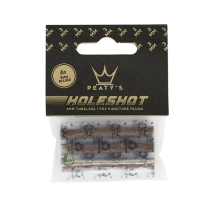 76940 2 peaty s holeshot tubeless puncture plugger refill pack 6x 3mm