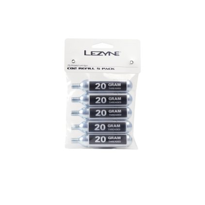 Lezyne 20G Co2 - 5 Pack Silver