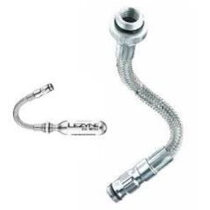 Lezyne Pump Hose Co2 Flex Hose Silver