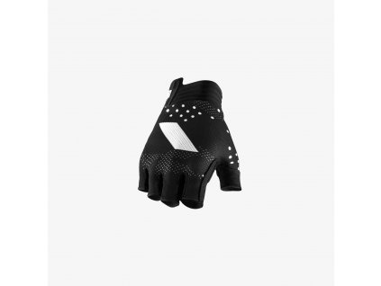 100% EXCEEDA Gel Womens Short Finger Glove Black