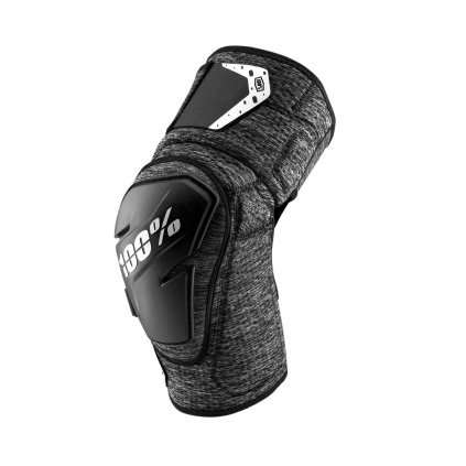 100% Fortis, chrániče kolien - Grey Heather/Black