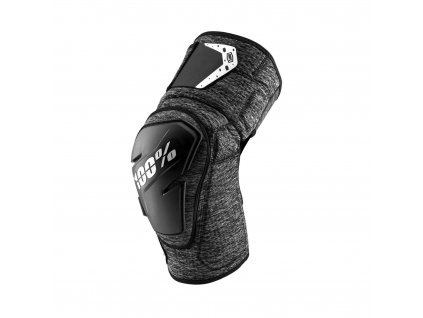 100% FORTIS Knee Guard Grey Heather/Black