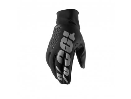 Zateplené rukavice 100% HYDROMATIC BRISKER Black