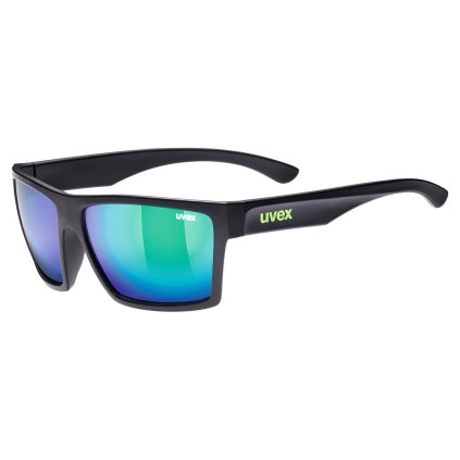 Uvex Lgl 29, okuliare - Black Mat / Mirror Green