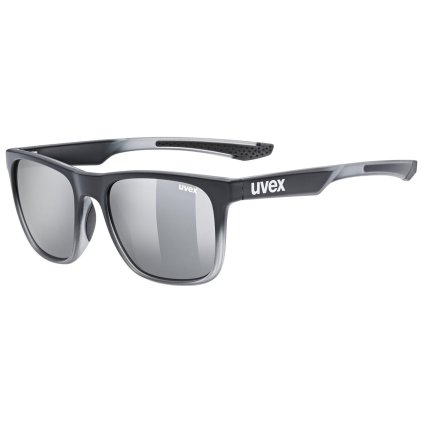 Uvex LGL 42, okuliare - Black Transparent/Mirror Silver (2916)