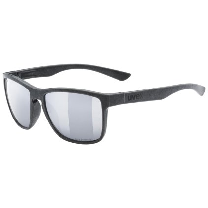 Uvex LGL OCEAN 2 P, okuliare - BLACK MAT / MIRROR SILVER (CAT. 3)
