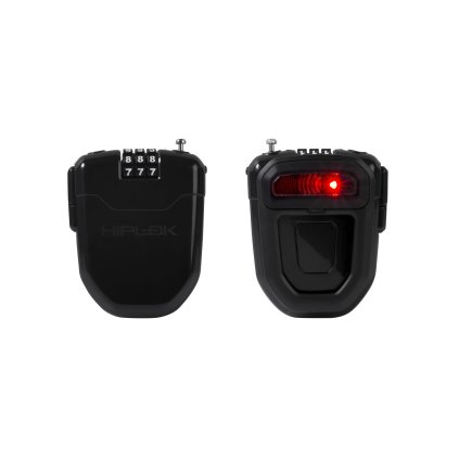 Hiplok FLX, zámok na nosenie (lanko) - Čierny