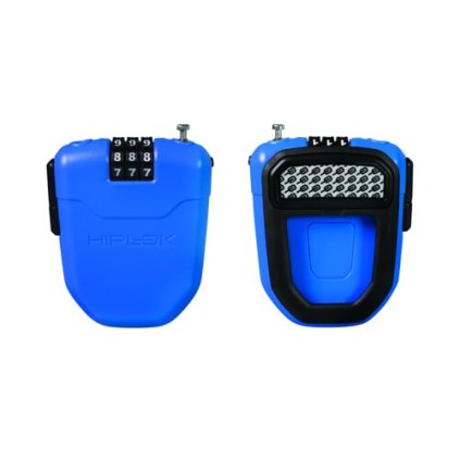 Hiplok FX, lankový zámok - Cyan