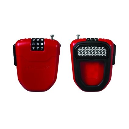 Hiplok FX, lankový zámok - Červený