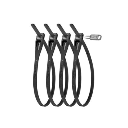HIPLOK Z LOK 4 PACK - ALL BLACK (ZLK4AB)