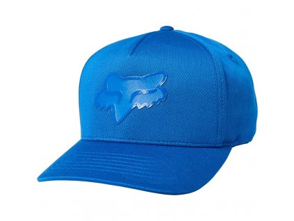 Šiltovka Fox Stay Glassy Flexfit Hat Royal Blue