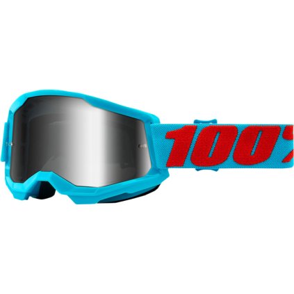 100% Strata 2 Summit, mtb okuliare - Silver Mirror Lens