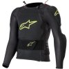 Alpinestars Bionic Plus Youth, detská ochranná bunda - Black/Yellow/Fluo (Veľkosť YL/YXL)