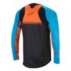 Dres Alpinestars Mesa L/S Bright Blue Bright Orange (Veľkosť L)