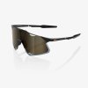 100% Hypercraft, okuliare - Matte Black/Soft Gold Mirror Lens