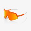 100% Glendale, okuliare - Soft Tact Neon Orange/HiPER Red Multilayer Mirror Lens