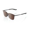 100% Legere Square, okuliare - Soft Tact Cool Gray - HiPER Crimson Silver Mirror Lens