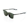 100% Legere Square, okuliare - Soft Tact Army Green - Grey Green Lens