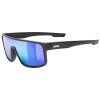 Uvex Lgl 51, okuliare - Black Mat/Mir.Green