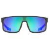 Uvex Lgl 51, okuliare - Black Mat/Mir.Green