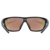 UVEX Sportstyle 706 CV, okuliare - Black Matt/Mirror Blue