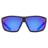 UVEX Sportstyle 706 CV, okuliare - Black Matt/Mirror Blue