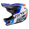 TLD Prilba D4 Composite Mips Qualifier White Blue