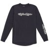 TLD Ruckus Ride Tee, dres LS - Burn Out Carbon