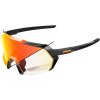 100% Korbin, okuliare - Gloss Metallic Black/Orange Flash Mirror Photochromic