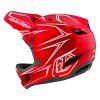 TLD D4 Composite, prilba - Mips Pinned Red (Veľkosť XS)