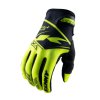 Kenny Brave Kid, rukavice MTB celoprstové detské - žltá neón (Veľkosť 2)