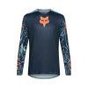 Fox Ranger LS Image Print, dres - Arctic Blue