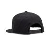 Fox Head Snapback Hat, pánska šiltovka - Black/Charcoal