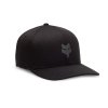 Fox Head Tech Flexfit Hat, pánska šiltovka - Black/Charcoal