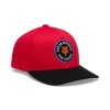 Fox Yth Badge Snapback Hat, detská šiltovka - Red