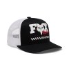 Fox Yth Checker Mesh Trucker Hat, detská šiltovka - Black