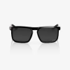 100% Renshaw Polished Black, okuliare - Grey Polarized Lens