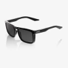 100% Renshaw Polished Black, okuliare - Grey Polarized Lens