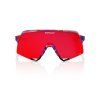 100% S3 Fdj Gloss Translucent Red/Blue, okuliare - HiPER Fire Red Mirror Lens