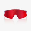 100% Aerocraft Fdj Gloss Translucent Red/Blue, okuliare - HiPER Fire Red Mirror Lens